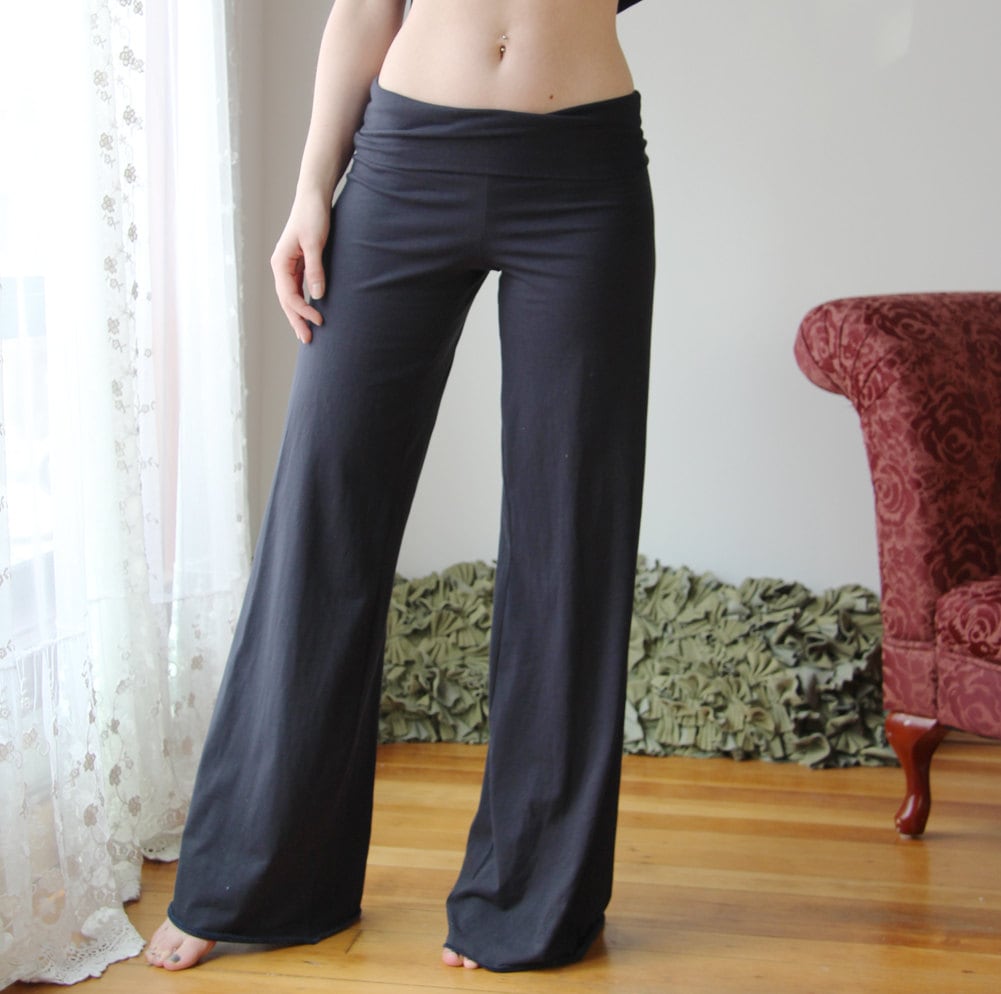 Organic Cotton Wide Leg Lounge Pants - Homeland Harvest