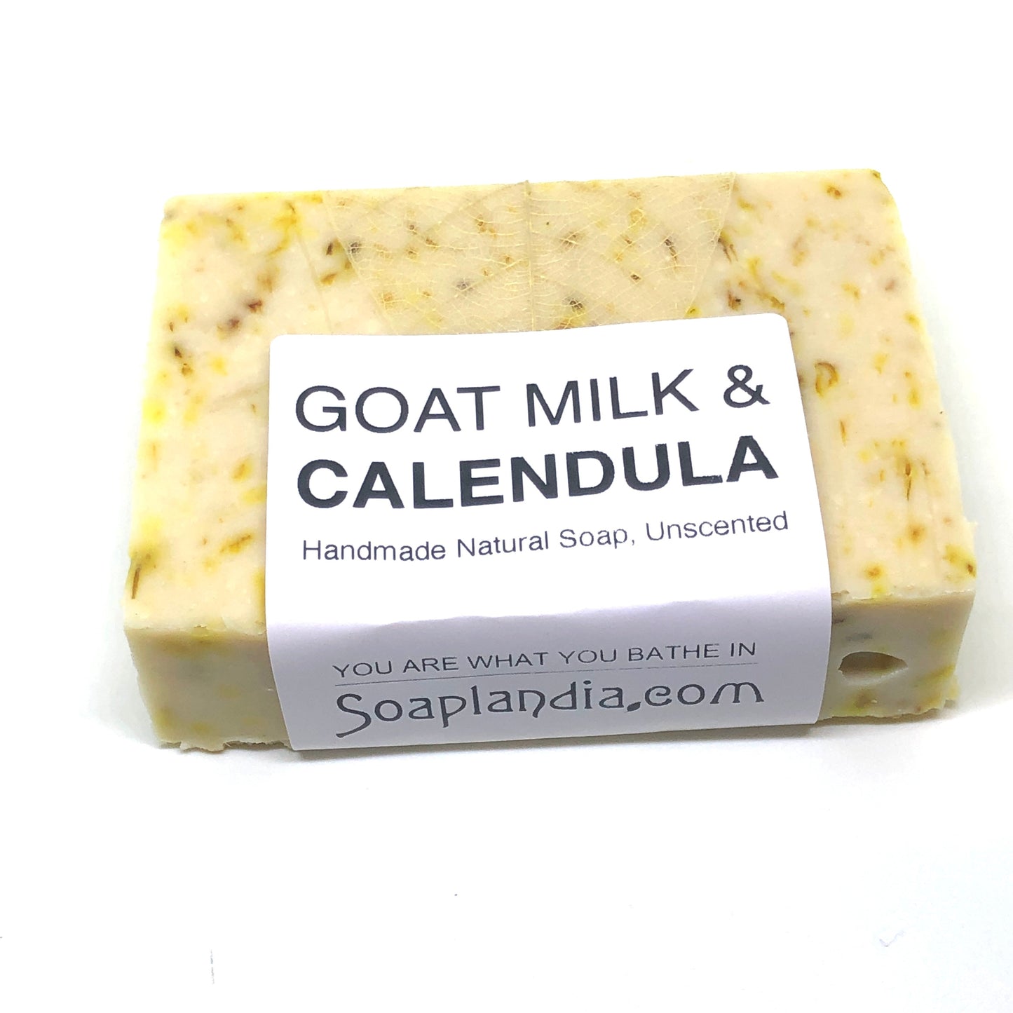 Goat Milk & Calendula Tea Soap, Unscented - Homeland Harvest