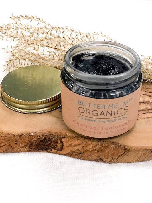 Organic Activated Charcoal Toothpaste / Whitening Toothpaste / Organic Toothpaste / Black Toothpaste / Charcoal Toothpaste / Tooth Paste - Homeland Harvest