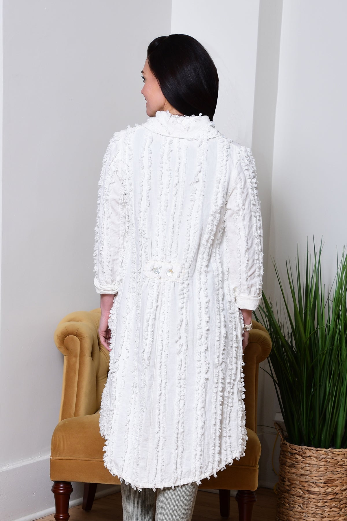 fringe overcoat - Homeland Harvest
