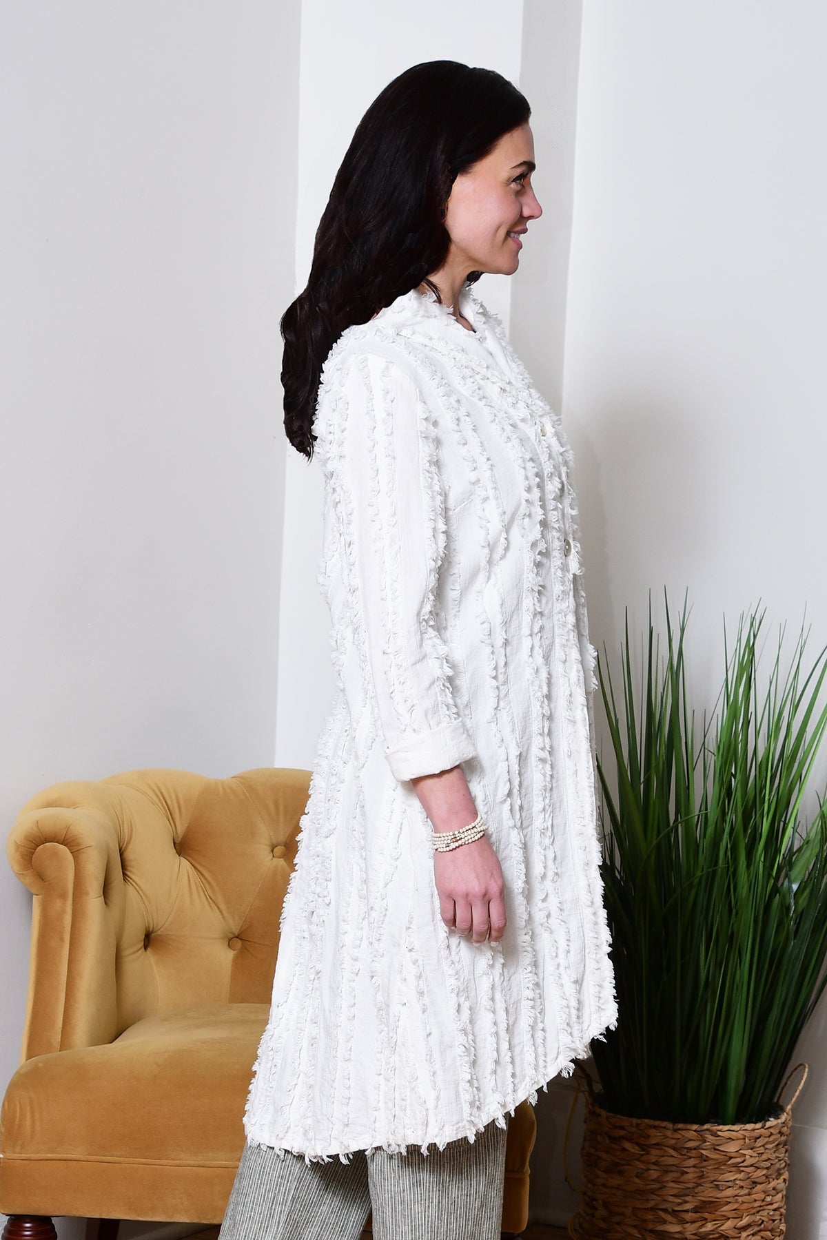fringe overcoat - Homeland Harvest