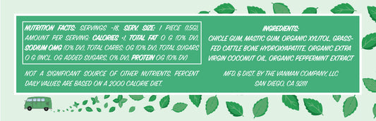 *New* VanMan's Remineralizing Chewing Gum - 2 oz - Homeland Harvest