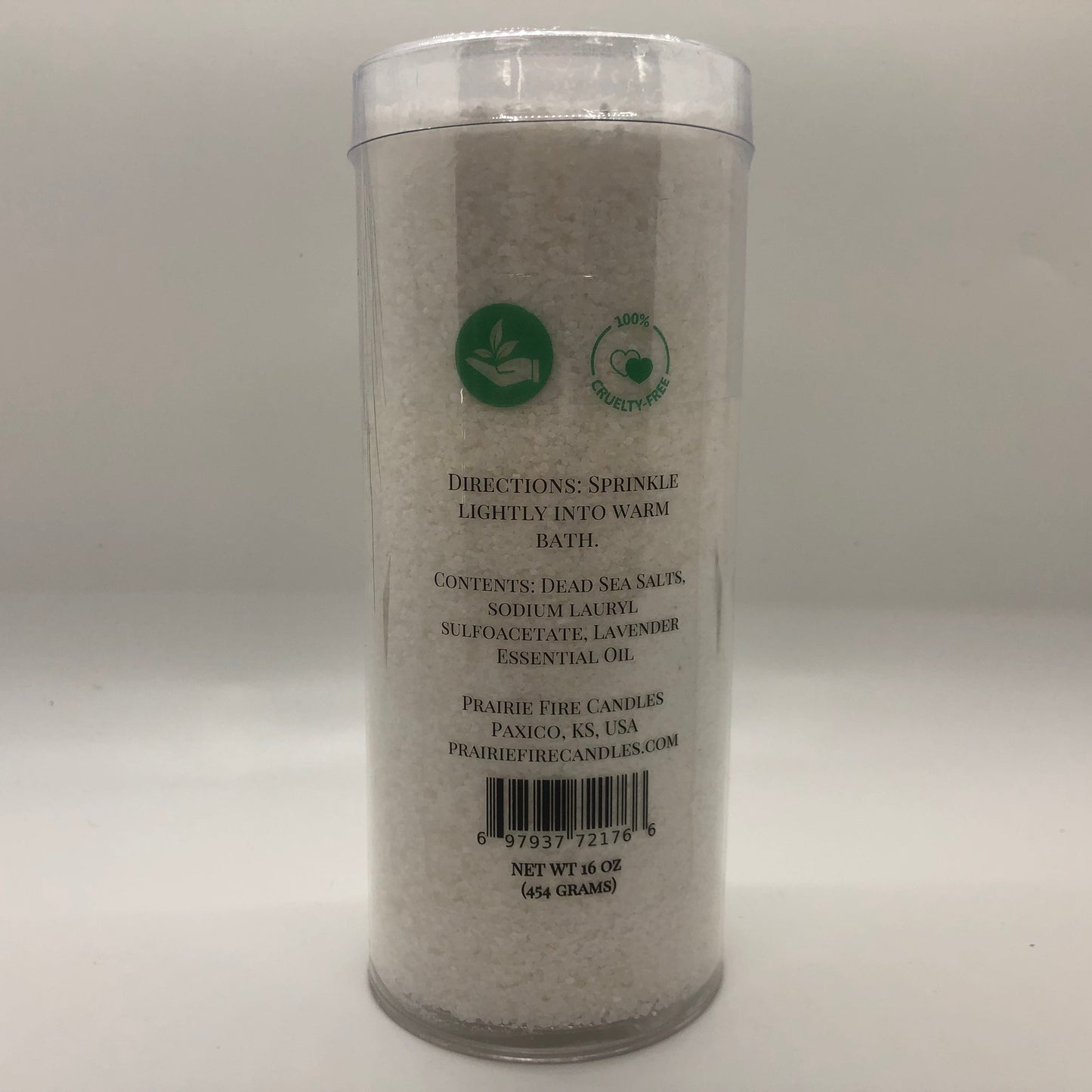 Lavender Dead Sea Bath Salts - 16oz (Prairie Fire Lavender)