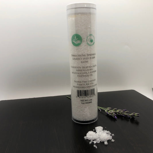 Lavender Dead Sea Bath Salts - 5oz (Prairie Fire Lavender)