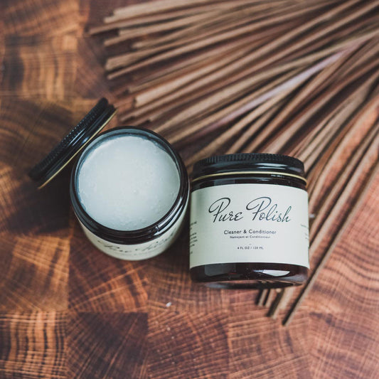 Natural Leather Cleaner and Conditioner - Homeland Harvest