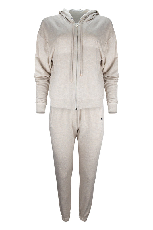Mollie Modal Cozy Hooded Zip Pullover