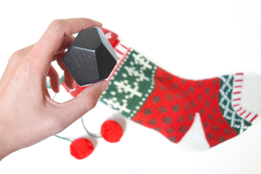 Lump of Coal Gift (Wooden)