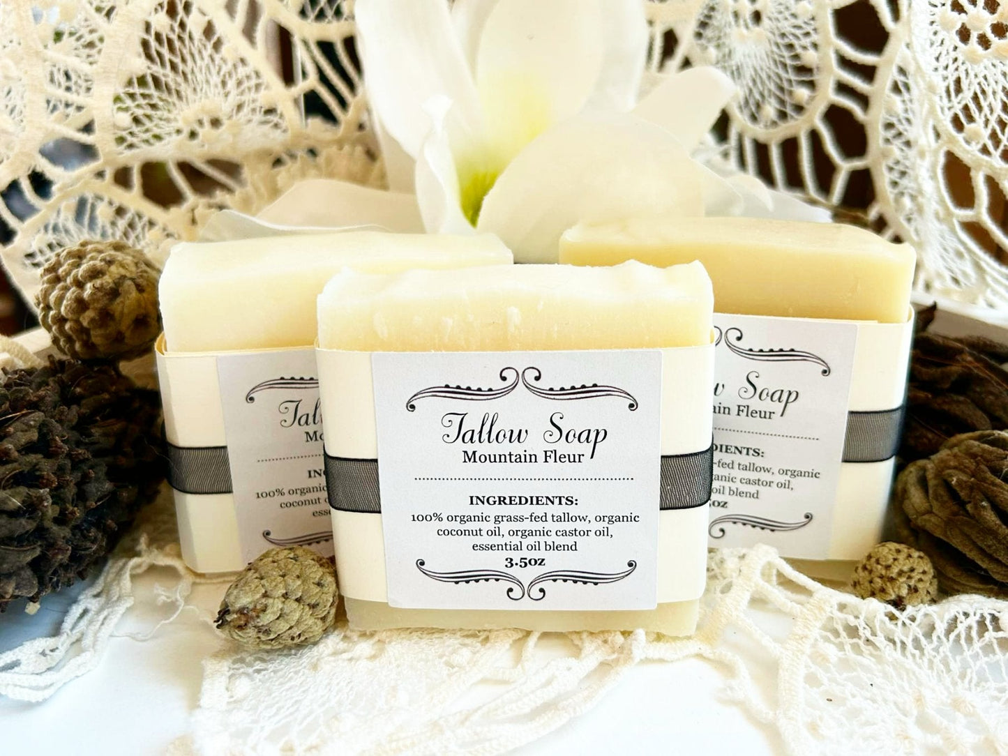 Tallow Soap-Mountain Fleur - Homeland Harvest
