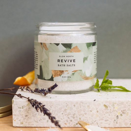 Revive Bath Salts - 15 oz Jar - Homeland Harvest