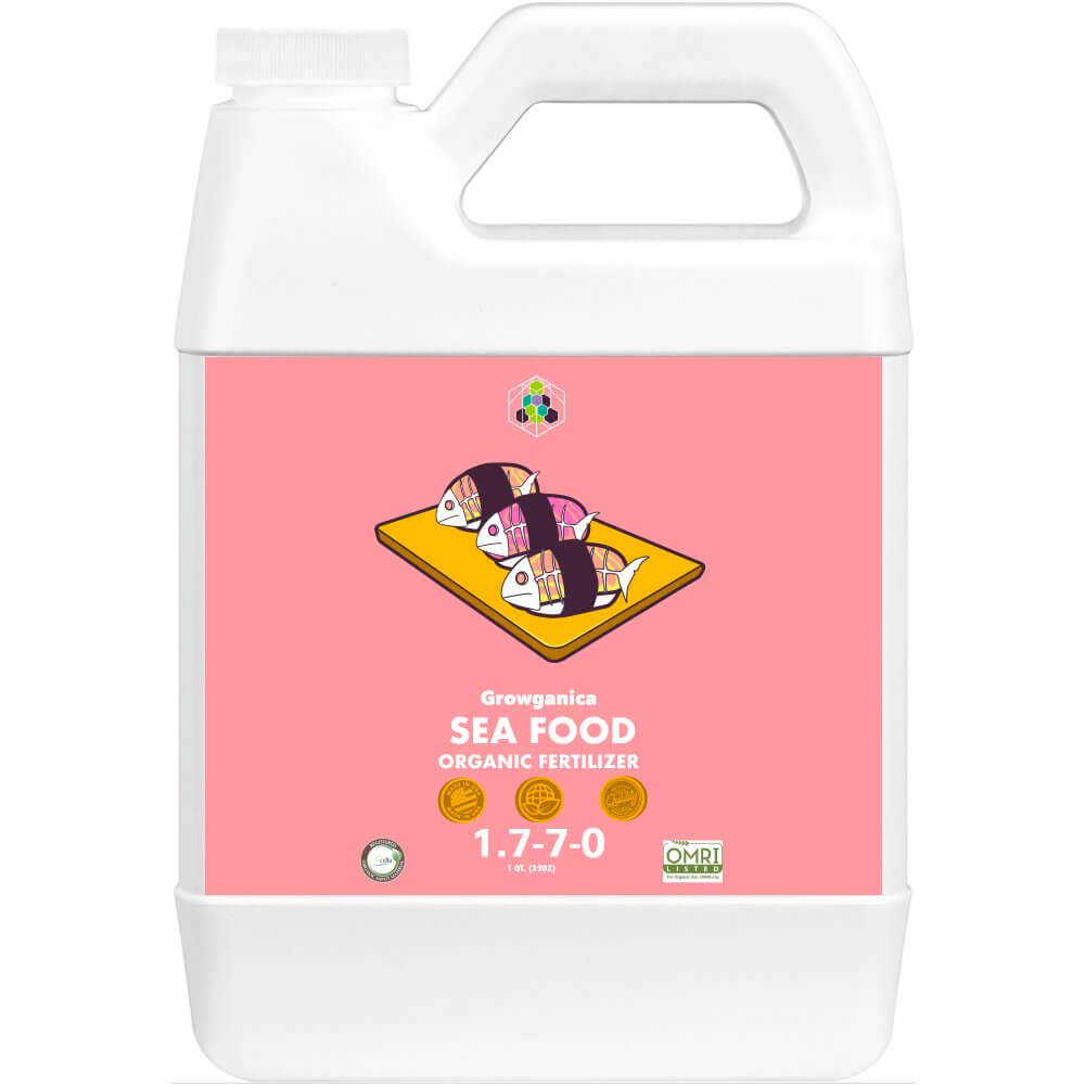 Growganica Sea Food Organic Fish Hydrolysate Phos Soil Conditioner & Root Enhancer 1.7-7-0 - Homeland Harvest