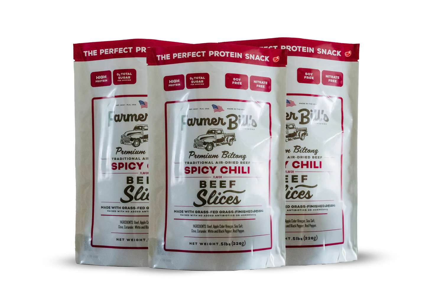 1/2 lb Sliced Chili Beef Biltong