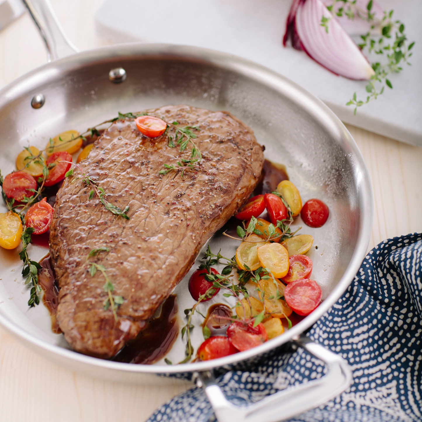 11.5 Inch Stainless Steel Fry Pan - Homeland Harvest