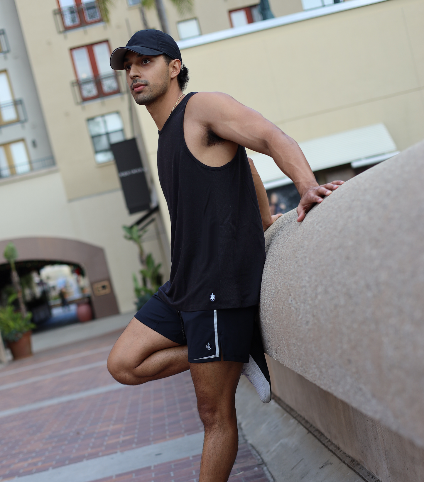 Eucalyptus Performance Tank - Black - Homeland Harvest