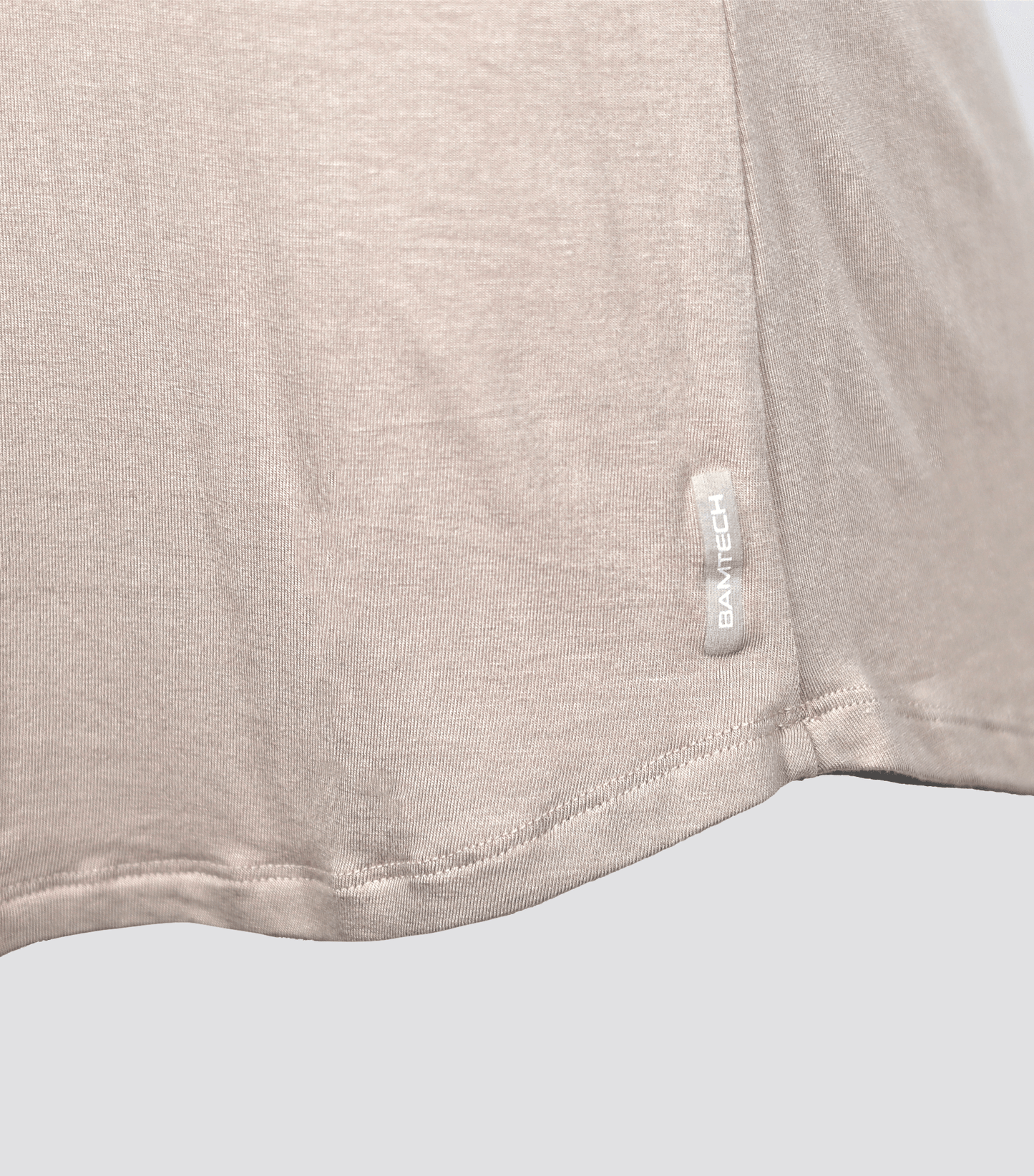 Bamboo Swift Curve-Hem T-Shirt - Sandstone - Homeland Harvest
