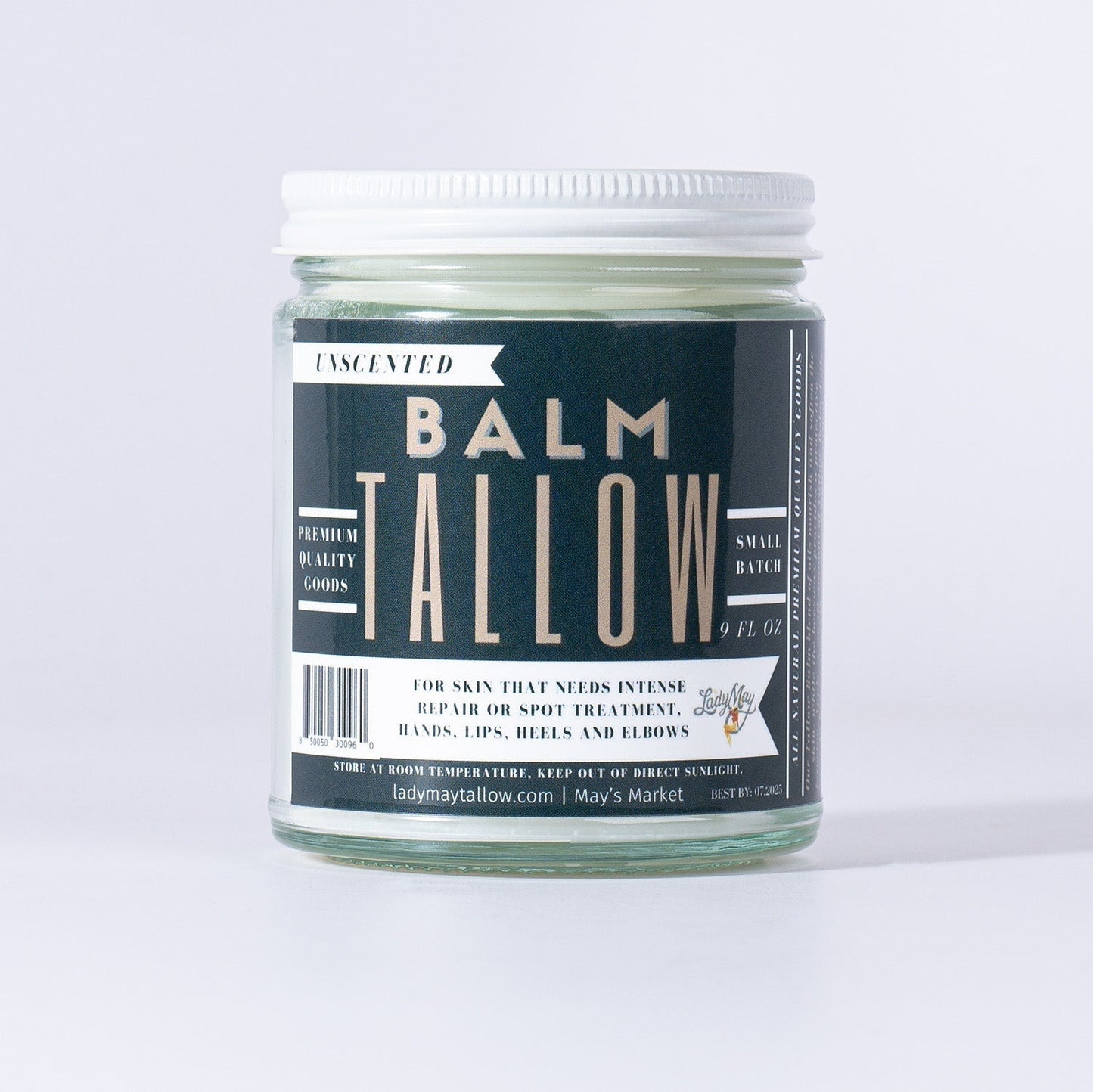 All-Natural DeluxeTallow Skin care and Candle Set Premium Quality All Natural Gift Box by The Lady May