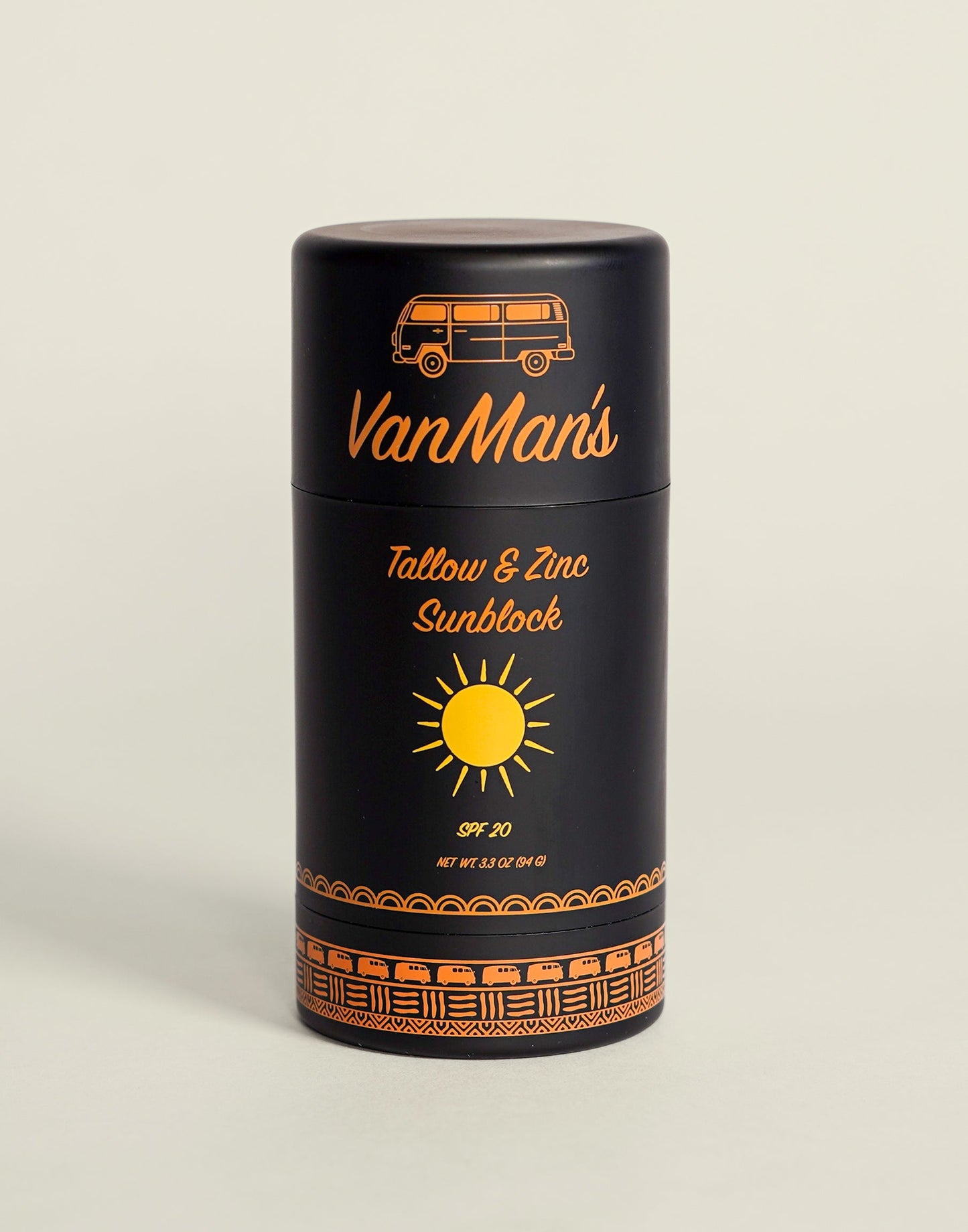 VanMan’s Tallow & Zinc SunBlock - 2 oz - Homeland Harvest