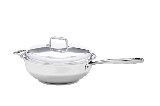 5 Quart Stainless-Steel Wok - Homeland Harvest