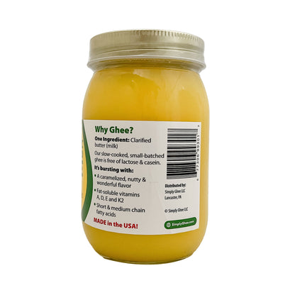 Domestic Grassfed Ghee 16oz - Homeland Harvest