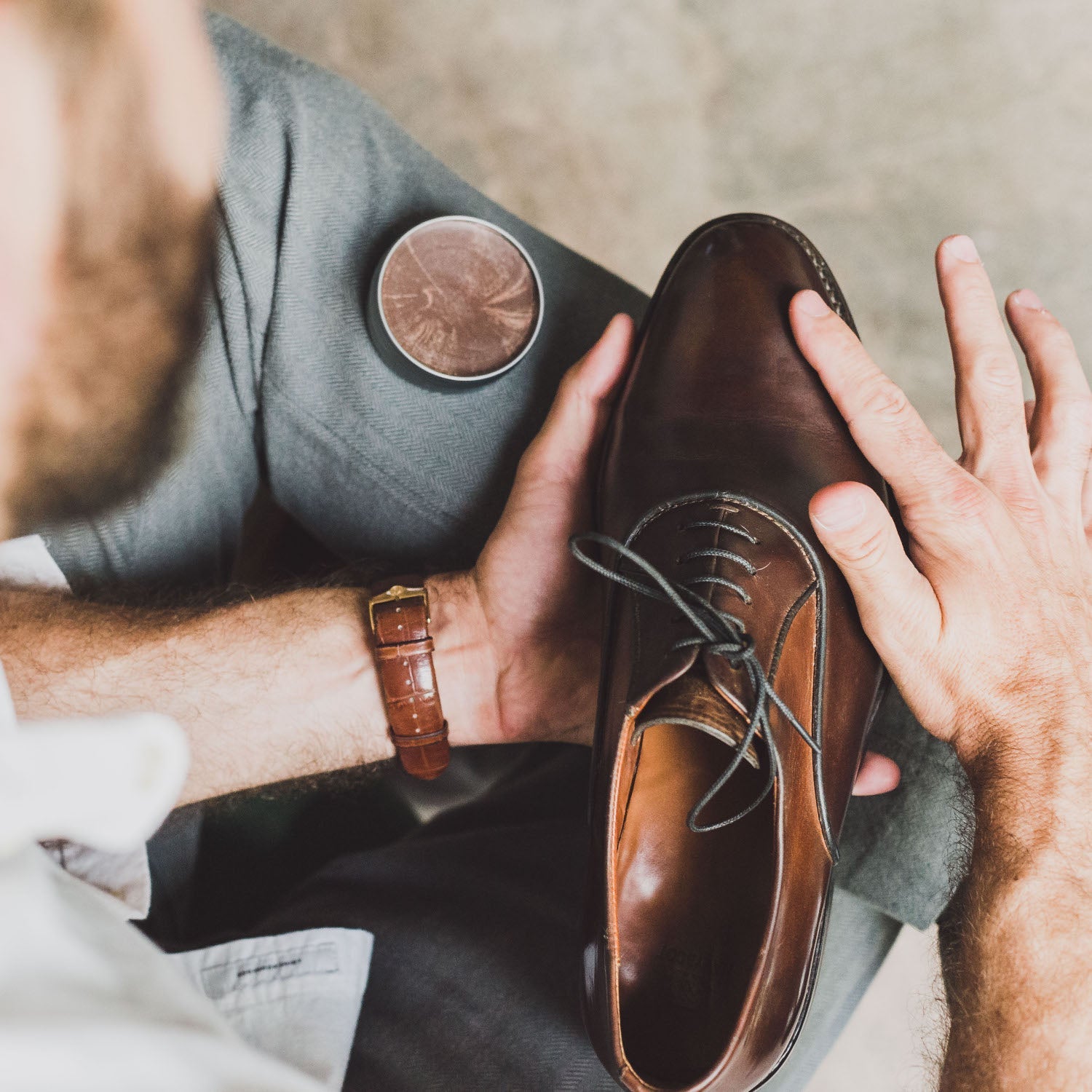 Brown Shoe Polish Paste / Wax - Homeland Harvest