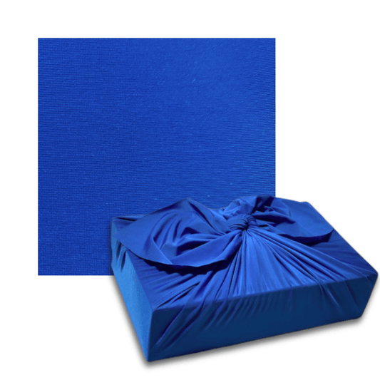 Extra Large Reusable Cloth Furoshiki Gift Wrap | Deep Blue - Homeland Harvest