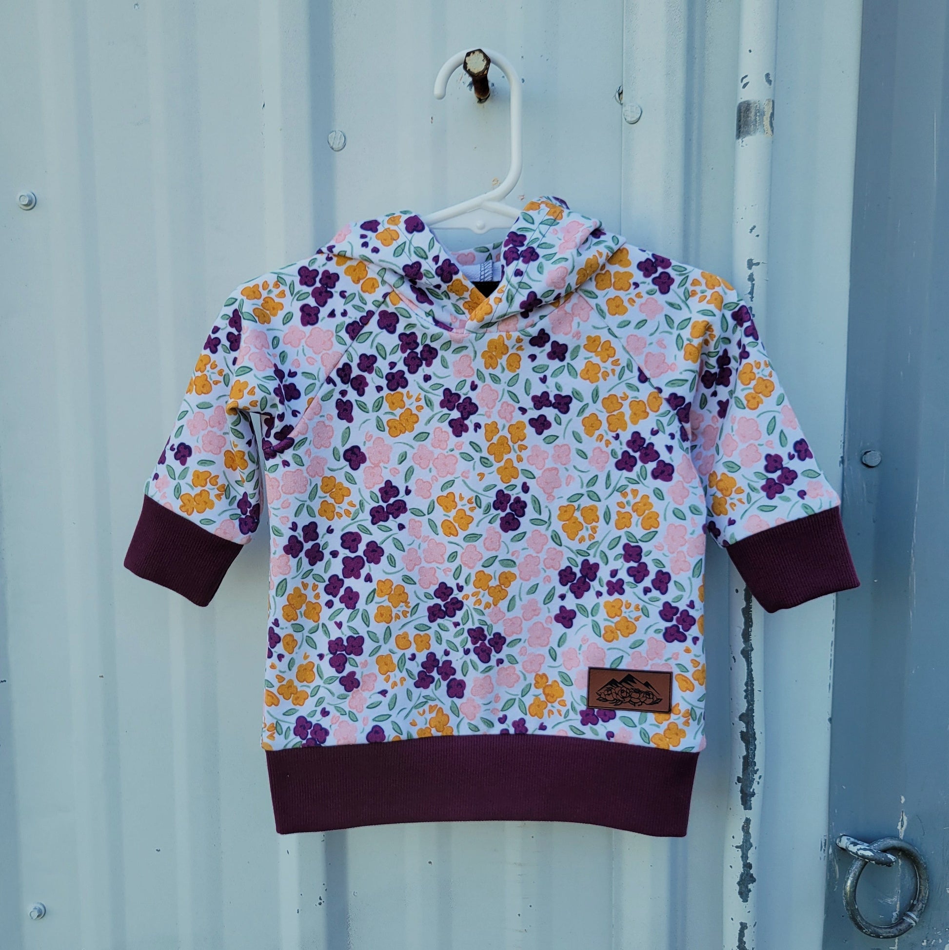 Baby Purple Floral Hoodies - Homeland Harvest