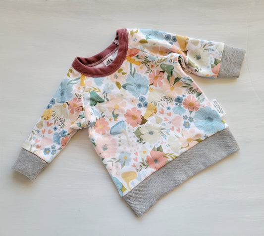 Kids Floral Pullover - Homeland Harvest