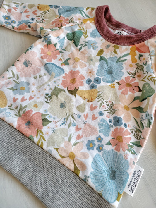 Kids Floral Pullover - Homeland Harvest