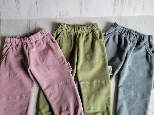Kids Double Knee Sweats -Organic American Made Cotton - Homeland Harvest