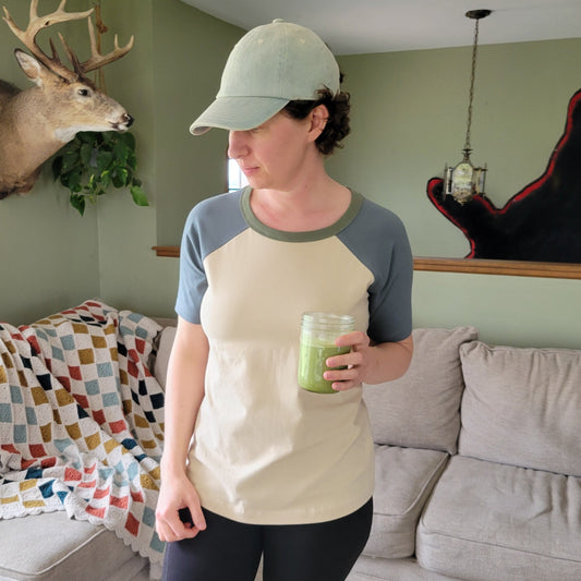 Womens Baseball Tee - Homeland Harvest