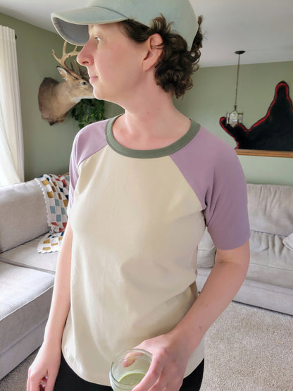 Womens Baseball Tee - Homeland Harvest