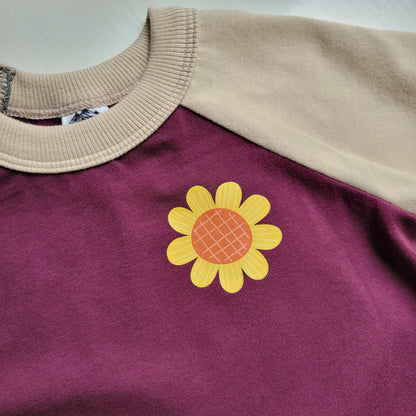 Kids Purple Tshirt - Organic American made Cotton - Homeland Harvest