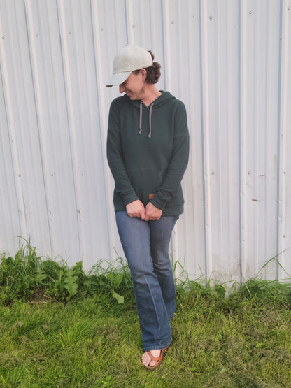 Women's Thermal Hoodie Pine - Homeland Harvest