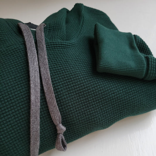 Women's Thermal Hoodie Pine - Homeland Harvest