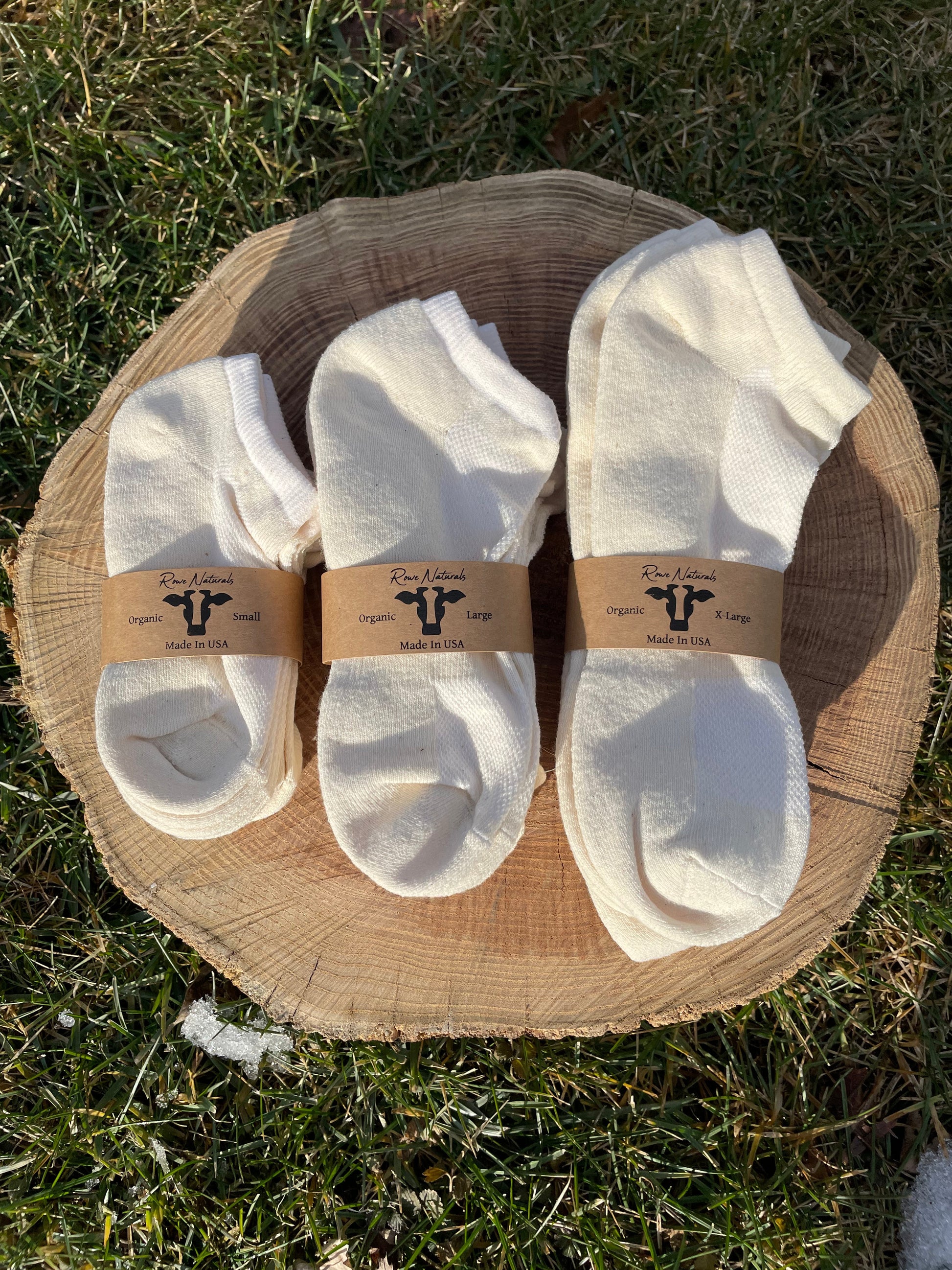 Organic Cotton Ankle Socks- 3 pack - Homeland Harvest