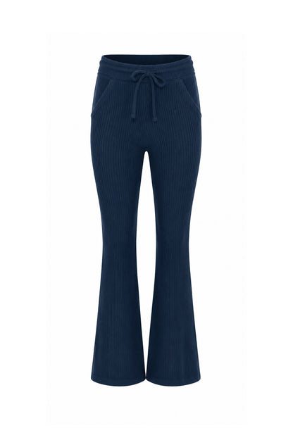 Jules Waffle Knit Organic Cotton Drawstring Pant