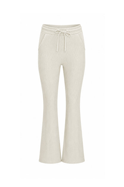 Jules Waffle Knit Organic Cotton Drawstring Pant