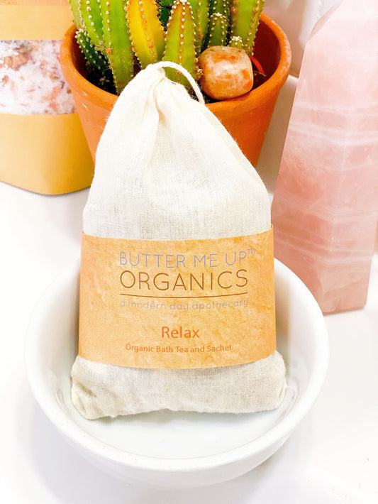Organic Relaxation Bath Tea or Sachet - Homeland Harvest