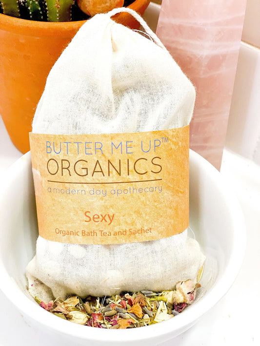 Sexy Organic Bath Tea or Sachet - Homeland Harvest