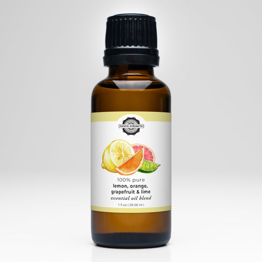 Lemon, Orange, Grapefruit & Lime Essential Oil Blend - Homeland Harvest