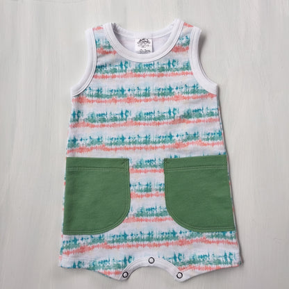 Tie Dye Tank romper - Homeland Harvest