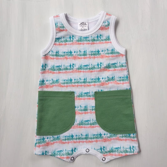 Tie Dye Tank romper - Homeland Harvest