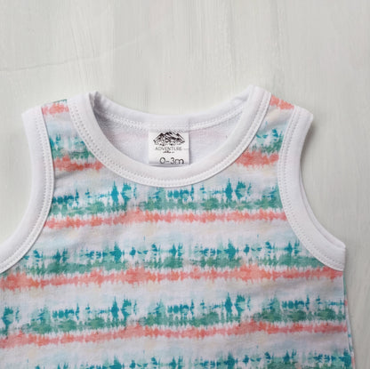 Tie Dye Tank romper - Homeland Harvest
