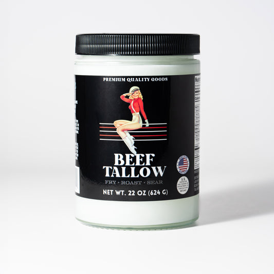Premium Beef Tallow – 22oz Cooking Fat for Frying, Roasting & Searing