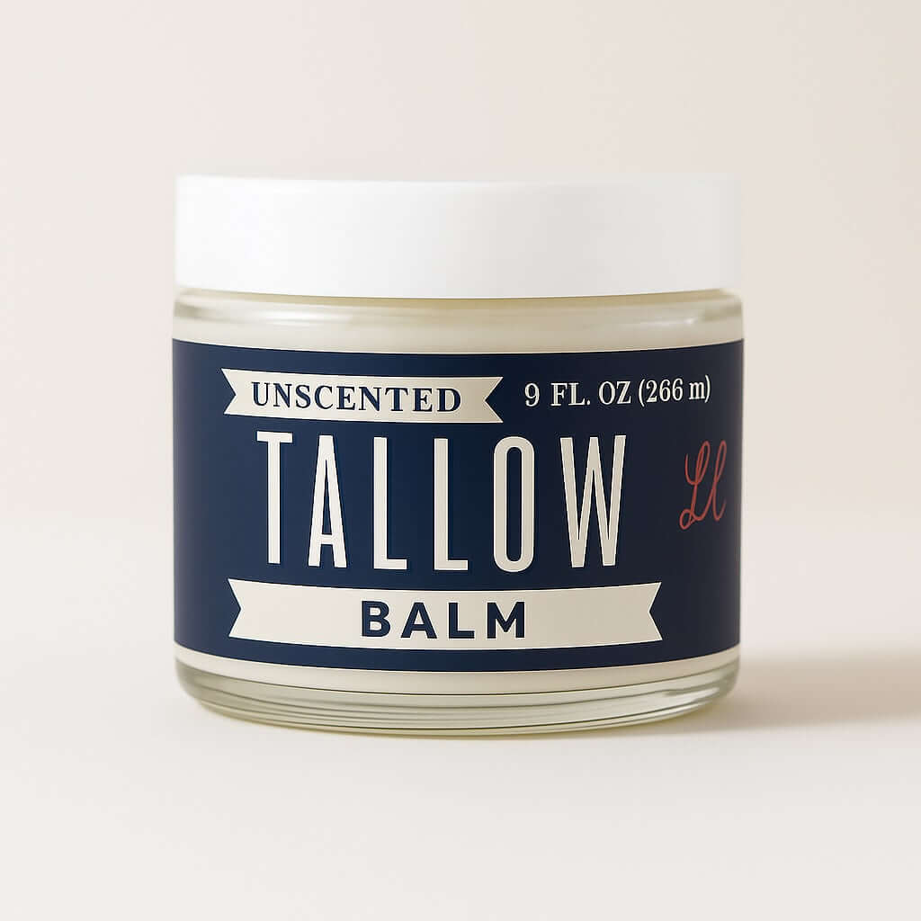 All-Natural DeluxeTallow Skin care and Candle Set Premium Quality All Natural Gift Box by The Lady May