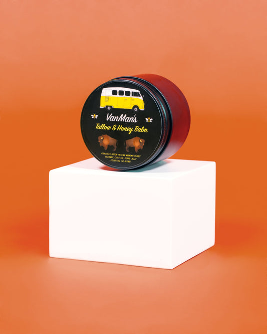 VanMan's Bison Tallow & Honey Balm - 2 oz *No Essential Oils* - Homeland Harvest