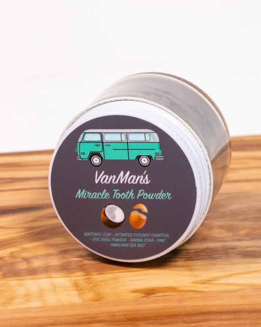 VanMan's Miracle Tooth Powder - Original Eggshell 2 oz - Homeland Harvest