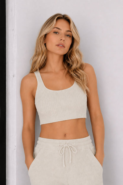 Jules Thermal Organic Cotton Sports Bra