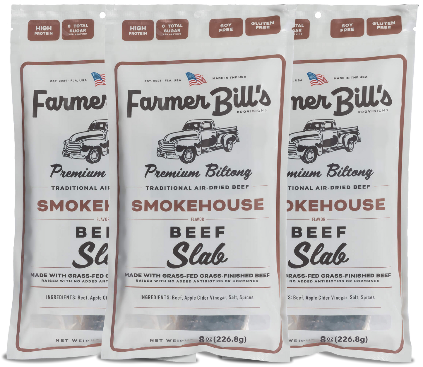 8 oz Smokehouse Beef Biltong Slab