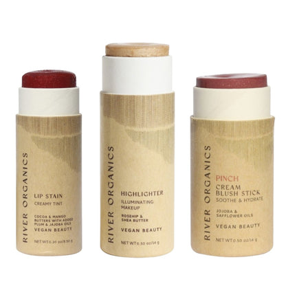 Lip + Highlighter + Blush Set - Homeland Harvest