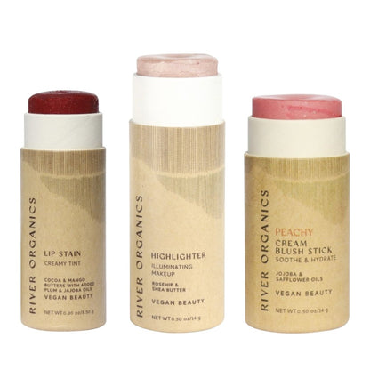Lip + Highlighter + Blush Set - Homeland Harvest